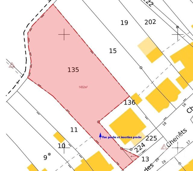 Afficher la photo en grand terrain à vendre - 1420.0 m2 - LONGEVILLE LES METZ - 57 - LORRAINE - Century 21 Immo Val