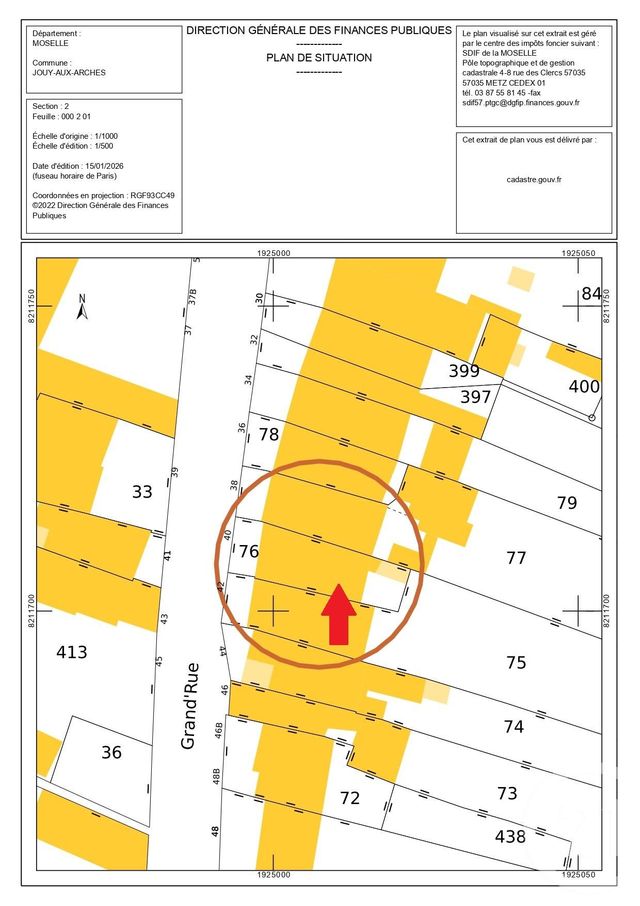 maison à vendre - 1 pièce - 250.0 m2 - JOUY AUX ARCHES - 57 - LORRAINE - Century 21 Immo Val
