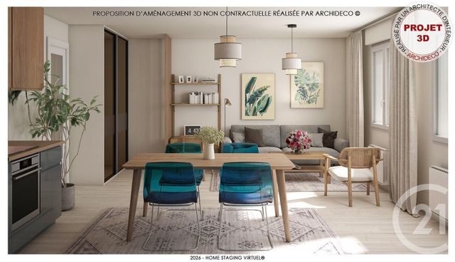 Appartement Studio à vendre - 1 pièce - 37.62 m2 - METZ - 57 - LORRAINE - Century 21 Immo Val